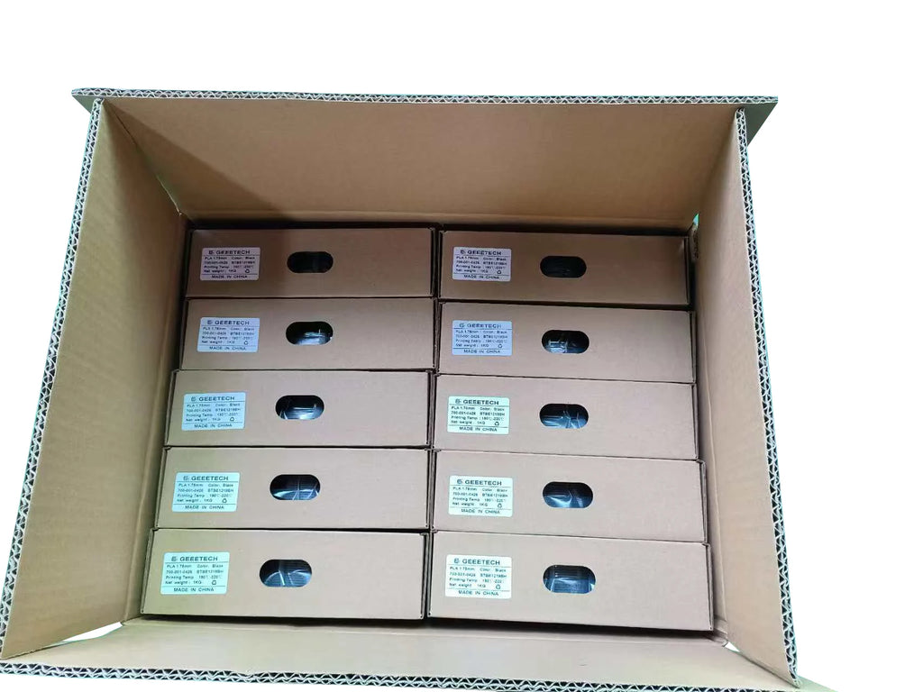 GEEETECH 10Kg In One Box Matte/PETG/Silk PLA/TPU/ABS 3D PLA