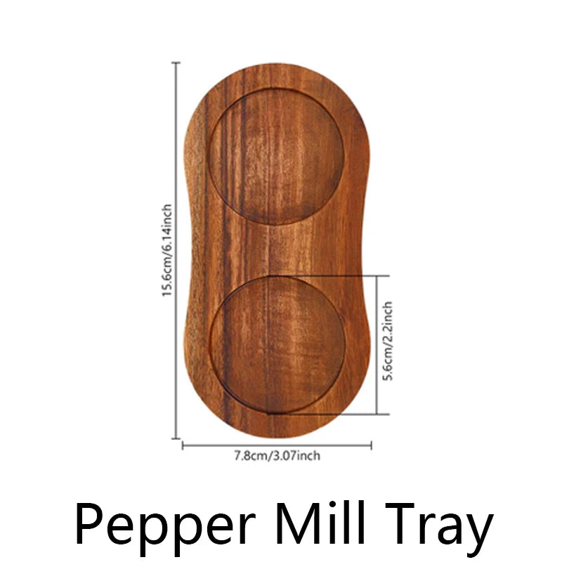 4"6"8"10" Manual Pepper Mills Salt And Pepper Grinder With Adjustable Ceramic Spice Wood Pepper Grinder Handheld Herb Seasoning