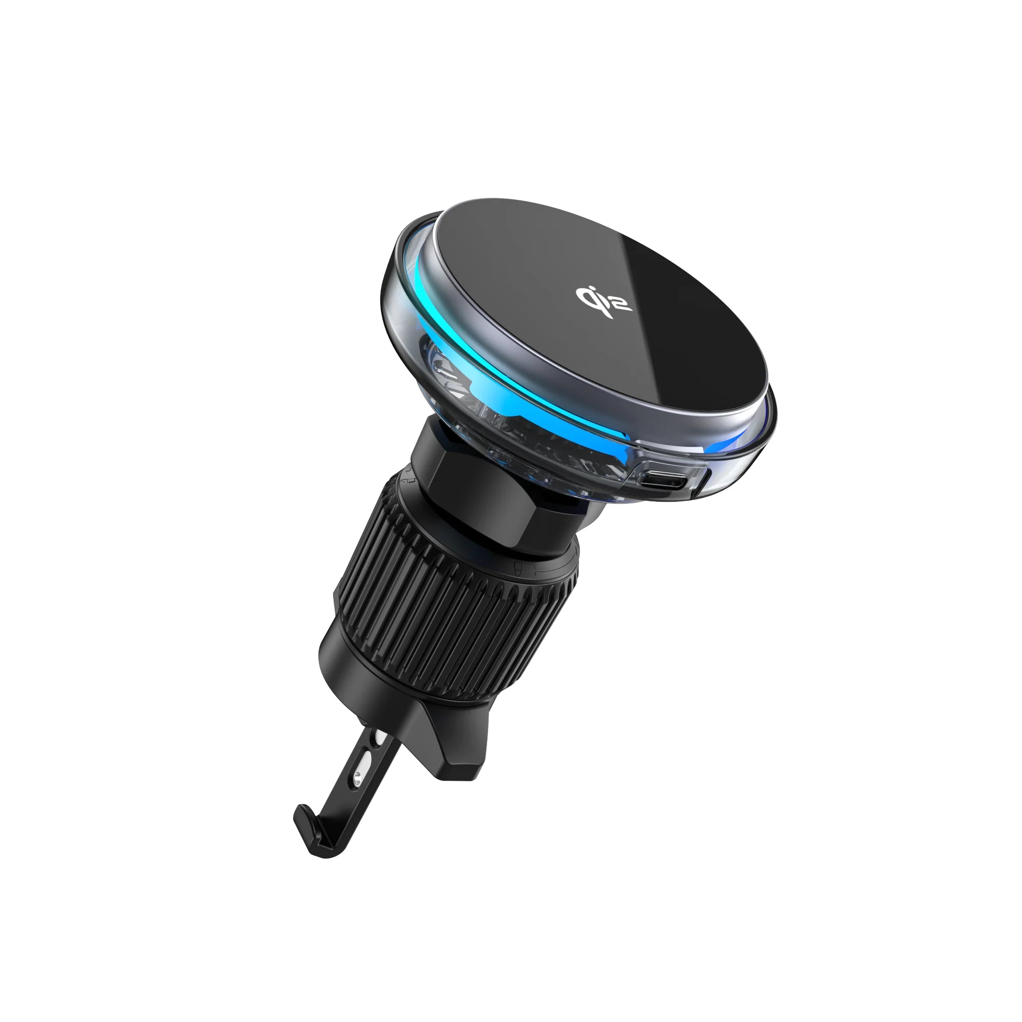 2025 New QI2 15W Magnetic Car Wireless Charger Bracket Flexible Electric Phone Fan Cooler