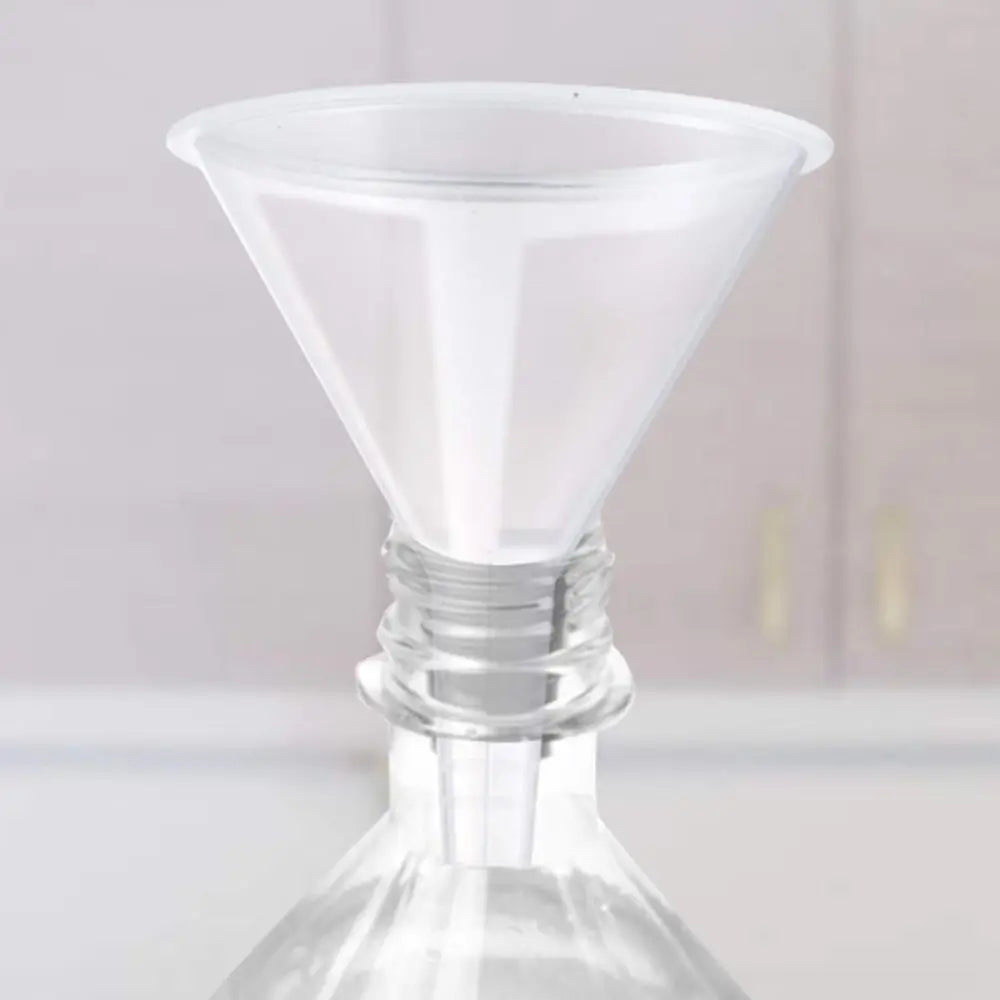 Clear Plastic Funnel Set