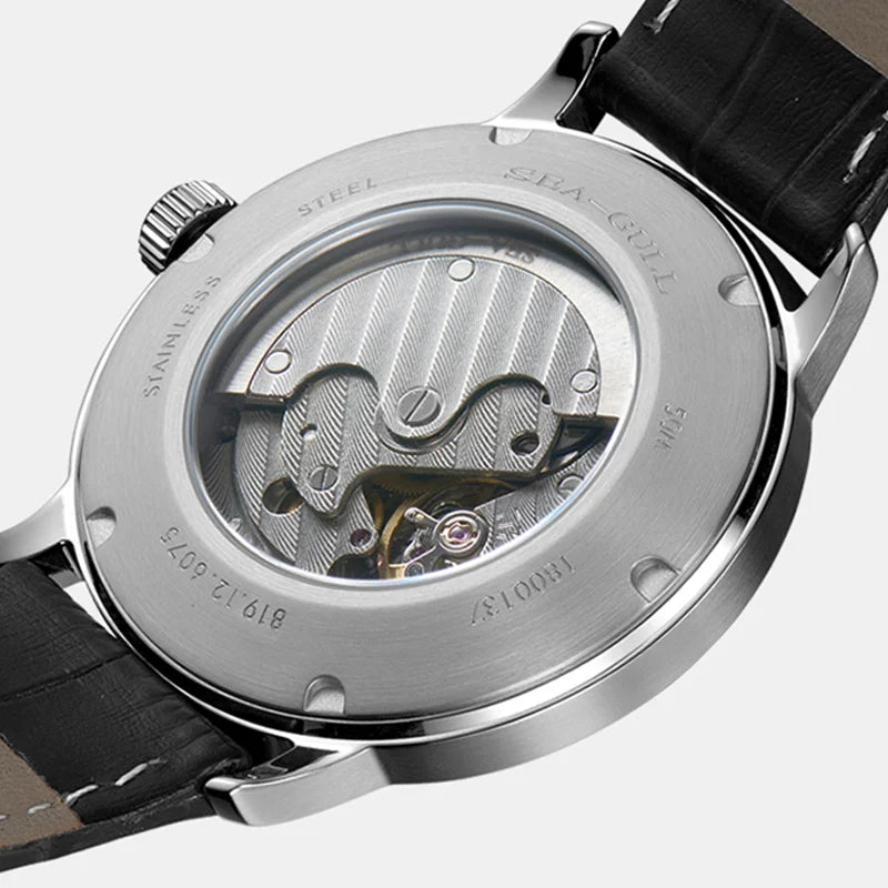Seagull Mechanical Business Watch, Leather Strap