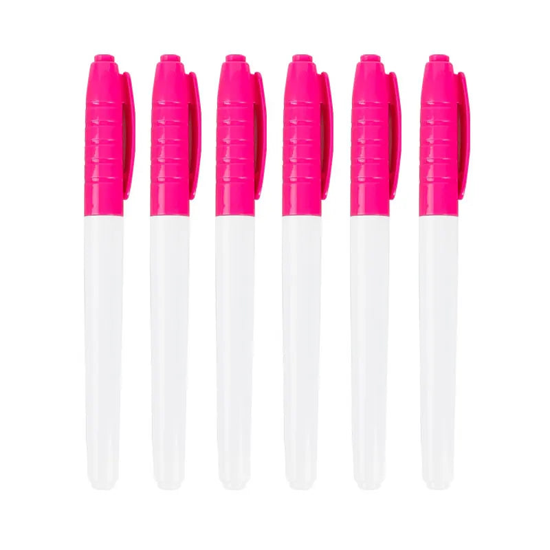 /Lot 0.5MM Erasable Whiteboard Pen 12 Colors Erasing Pen
