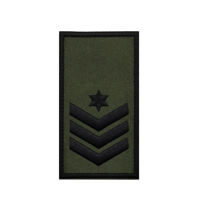 Chevrons Sergeant Stripes Israel 1st Golani Brigade Patches Uniform Shoulder Hook Tab Badges