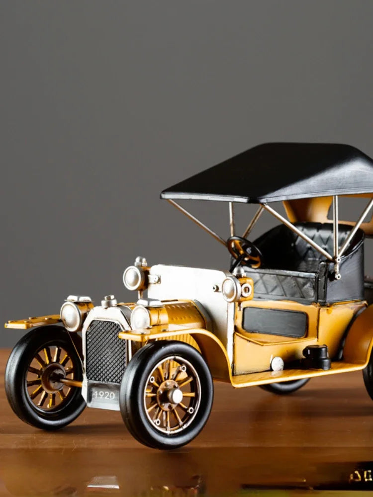 Vintage Nostalgic Vintage Car Models Office Accessories Creative Home Porch Living Room Wine Cabinet Decorations Room Decor