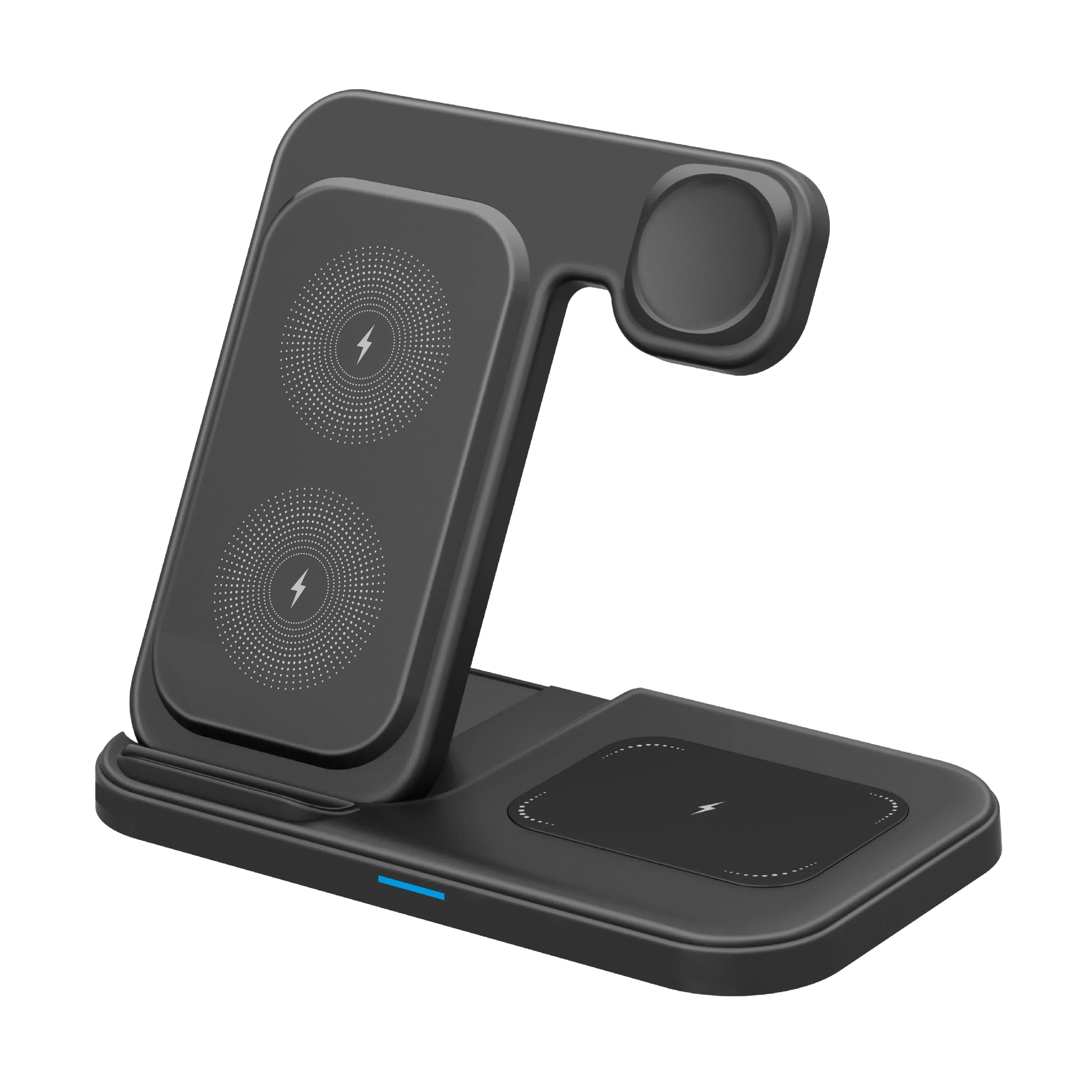 3 in 1 Wireless Charger Foldable Fast Charging Dock Stand For iPhone 17 16 15 14 13 12 Pro Max iWatch 11~2 Ultra SE AirPods 4 3