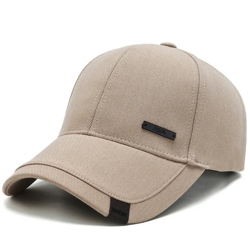 Spring and Summer Baseball Caps for Middle - Aged and Elderly Men - Sun - Shading and Protection Simple Casual  Adjustable