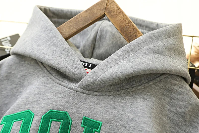 IYEAL Kids Clothes Boys  Children's Long sleeved Letter Hooded Sweatshirt Kids Casual Clothing Boys Spring New Hooded Sweatshirt
