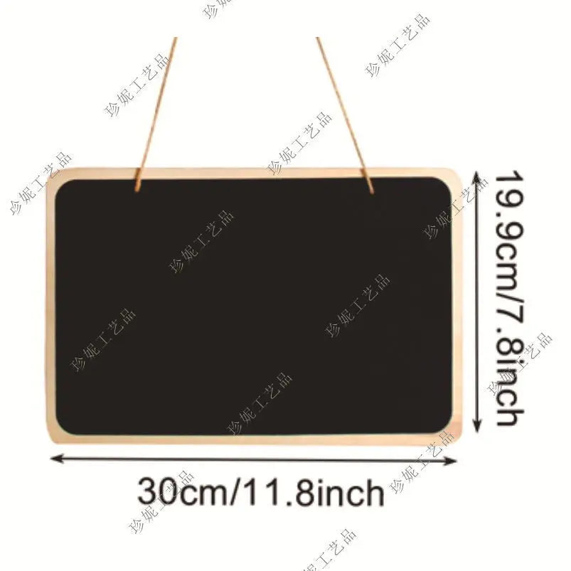 Rustic Wedding Wooden Blackboard Mr Mrs Bridal Shower Decoration Photobooth Birthday Party DIY Home Decor Sign Message Board