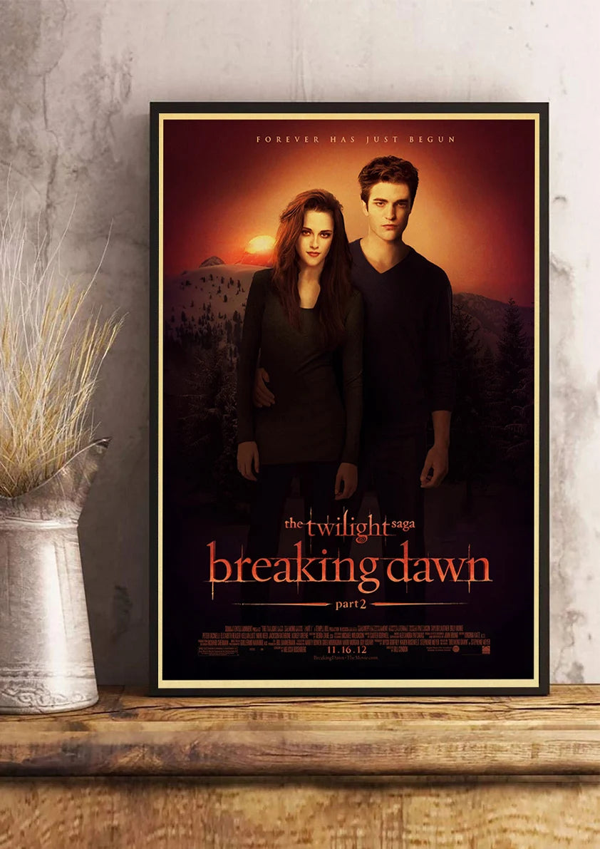Film TV Movie Twilight Vintage Posters Wall Bedroom Painting Nostalgia Decor Aesthetic Cartoon Art Gift Print Art Wall Paintings