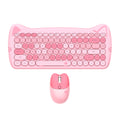 GEEZER Cat Ear Wireless Keyboard Mouse Set