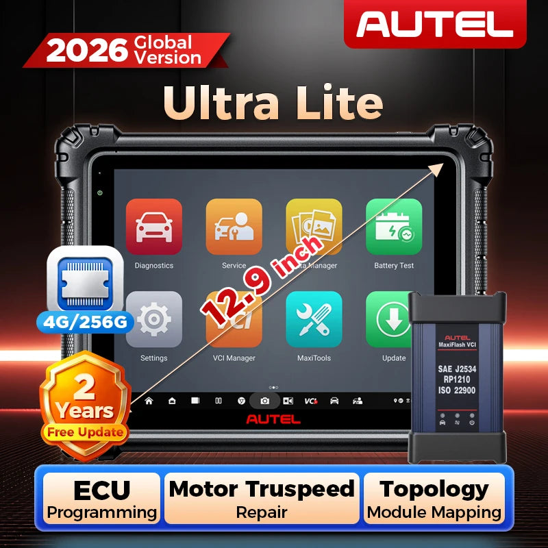 Autel Scanner MaxiCOM Ultra Lite 2 Years Free Update