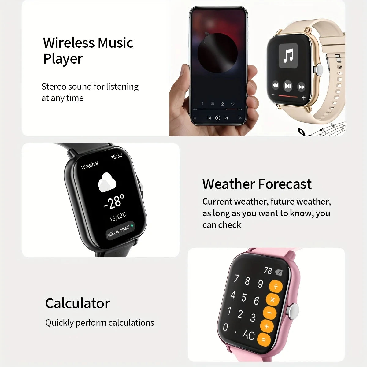 1.83-Inch Smart Watch for Men And Women - Wireless
