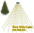 Creative Christmas Tree Led Lights Strips 1.5M/2M/3M New Year's