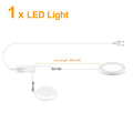 Kitchen Under Cabinet LED Puck Lights Ultra-Thin Stick-on Ceilling Lamp Touch Dimmable For Closet Display Shelf Pantry Lighting