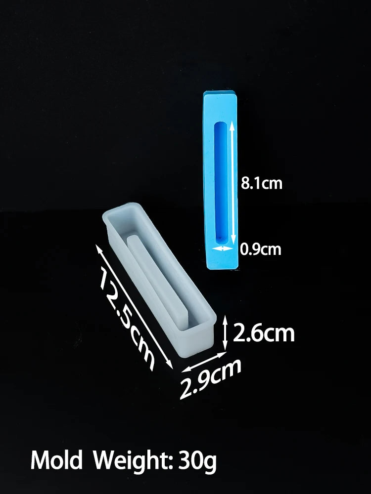Creative Cross Fish Candle Holder Silicone Mold DIY Handmade Epoxy Resin Plaster Craft Candlestick Casting Molds Gift Home Decor