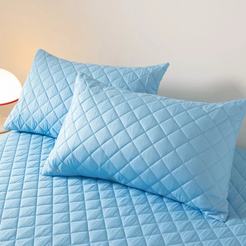 Waterproof Pillowcase, Excluding Pillows 3 Types of Jacquard 48x74cm Pillowcase for Bedroom,Pillow Cover for Home
