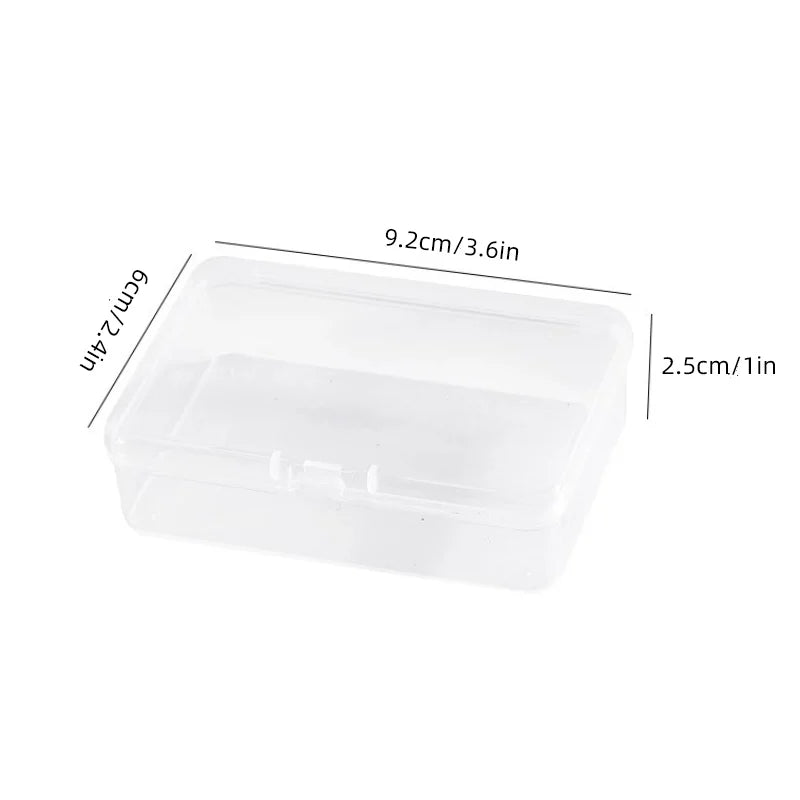 3pcs Transparent Playing Cards Storage Boxes Plastic Games Card Container Case Packing Poker Game Card Organizer