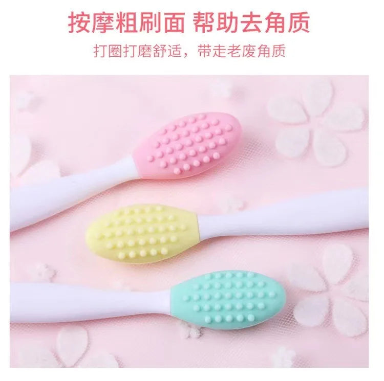 1/5PCS Beauty Skin Care Silicone Face Brush Exfoliating Facial Cleansing Scrub Nose Brush Blackhead Remove Double-Sided Brushes