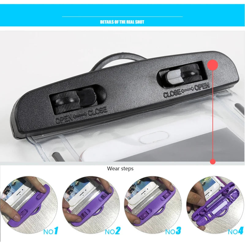 Floating Airbag Mobile Phone Case Universal Waterproof Swimming Phone