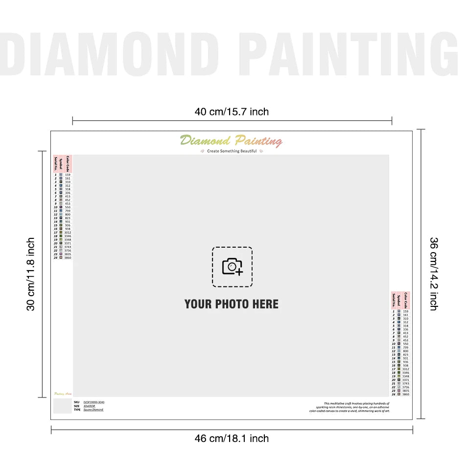 Diy Diamond Painting Photo Custom Full Square/Round Drill Diamond Embroidery Rhinestone Of Picture Cross Stitch 5D Home Decor