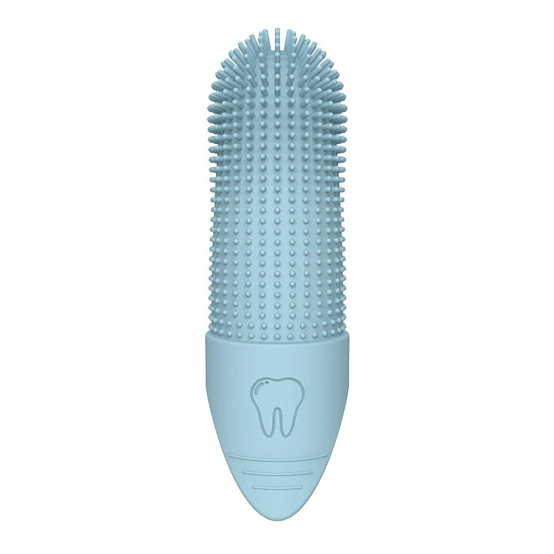 1pcs Dog Toothbrush, 360° Cleaning Finger Toothbrush for Dogs, Food Grade Silicone Dog Finger Toothbrush for Dogs\ Cats Dental