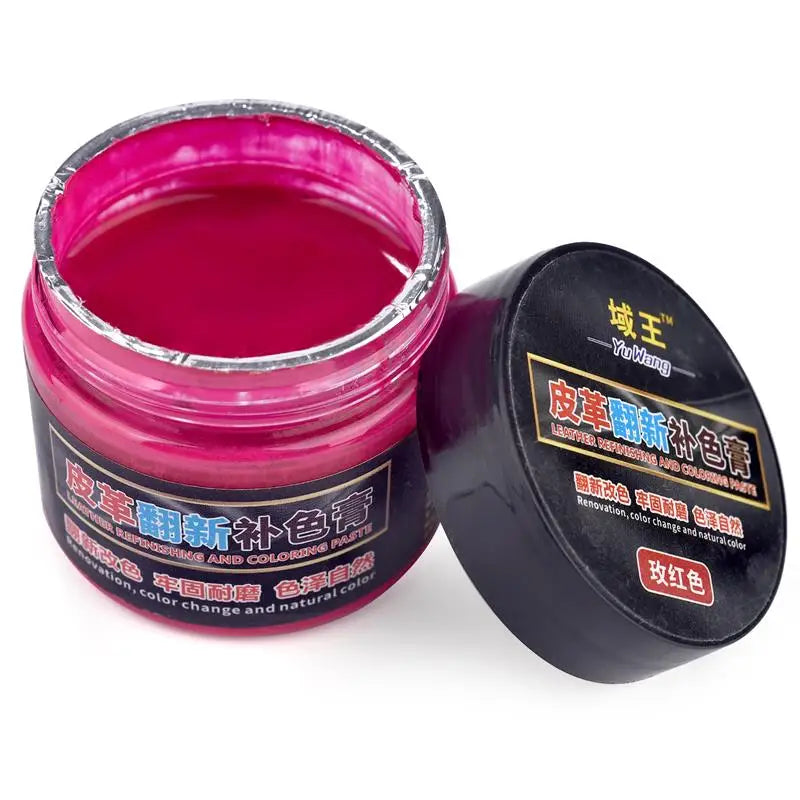 50ml Leather Paint Shoe Cream Coloring Leather Dye Repair Restoration Colors Change Paints For Bag Sofa Car Seat Scratch Brown
