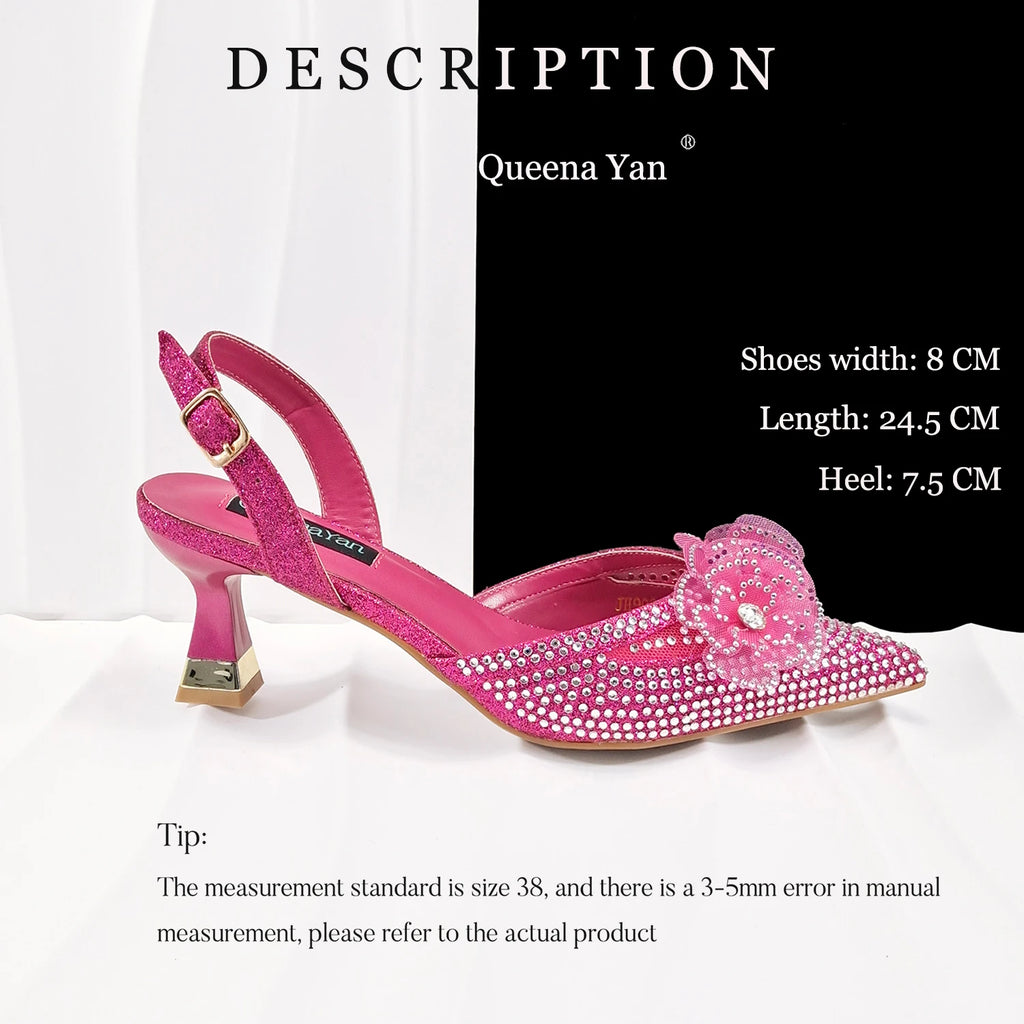 African-Inspired Evening Heel and Clutch Set