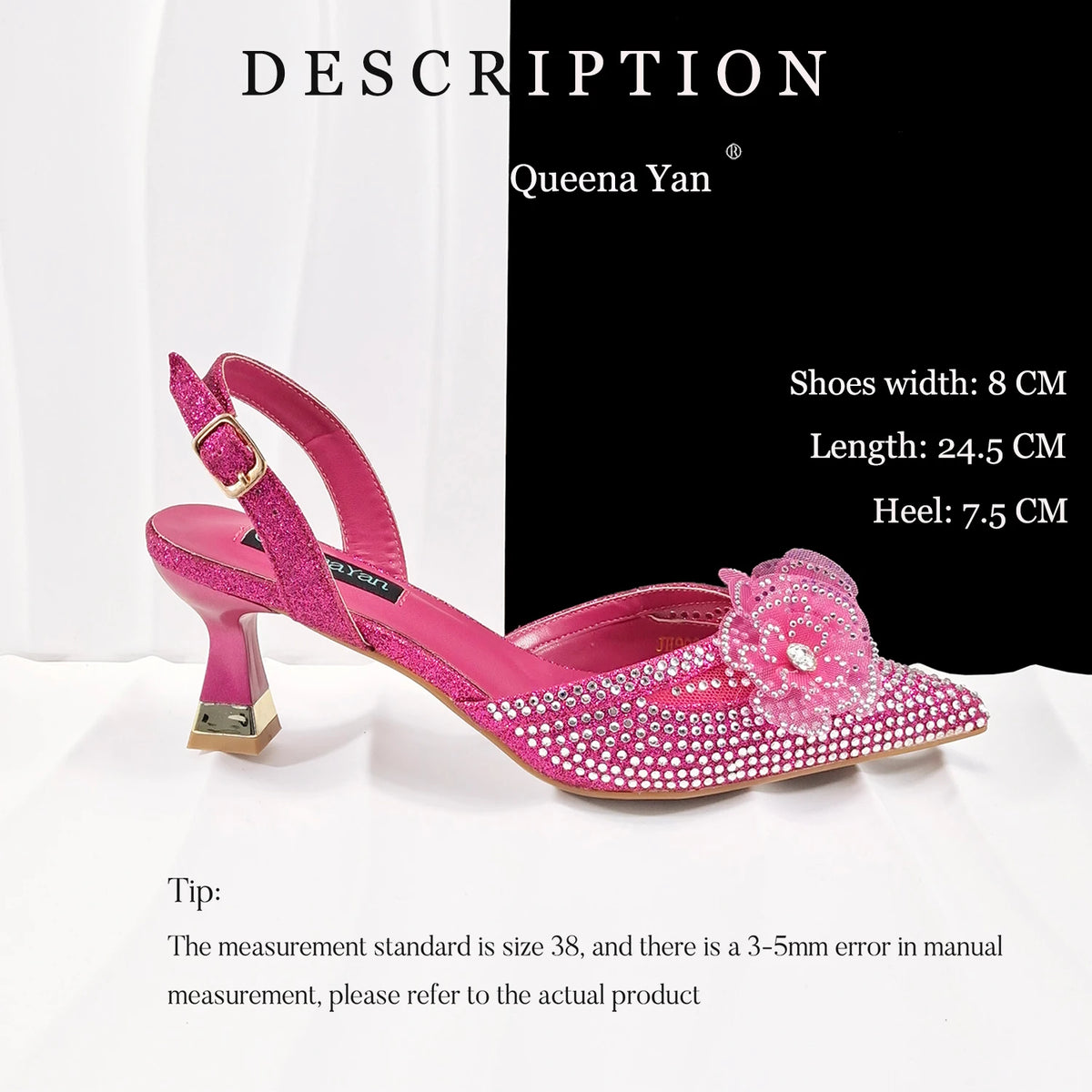 African-Inspired Evening Heel and Clutch Set