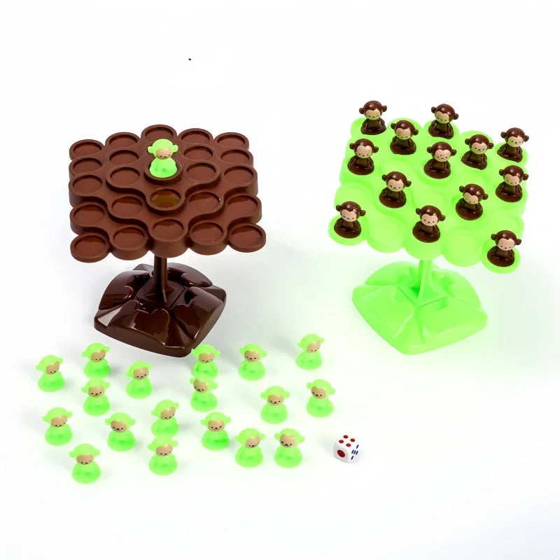 1PC Creative Balancing Tree Toy Digital Monkey Balance Scale Educational Number Board Game Adult Learning Party Toys