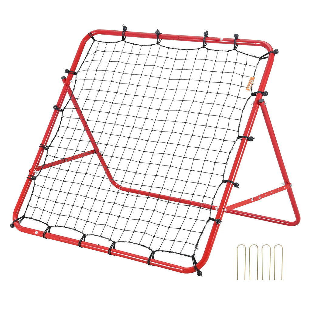 VEVOR 39X39FT Soccer Rebounder Rebound Net Portable Football Training