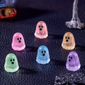 Glow-in-the-Dark Mini Ghosts - Cute Resin Halloween Decorations, DIY Hanging Ornaments for Micro Landscapes & Spooky Scenes
