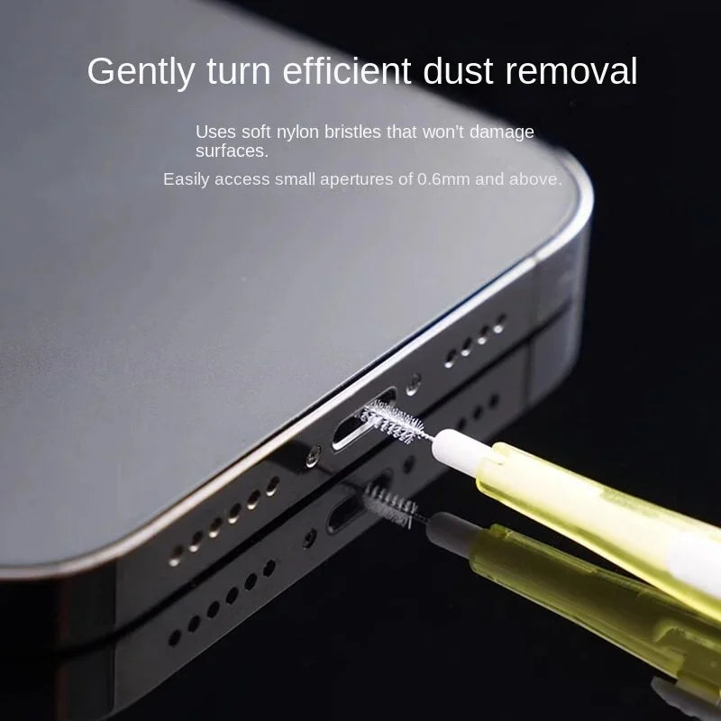 Mobile Phone Speaker Charging Port Cleaning Set Dust Plug for iPhone 16 15 14 Earphones Clean Kit Brush for Samsung Xiaomi