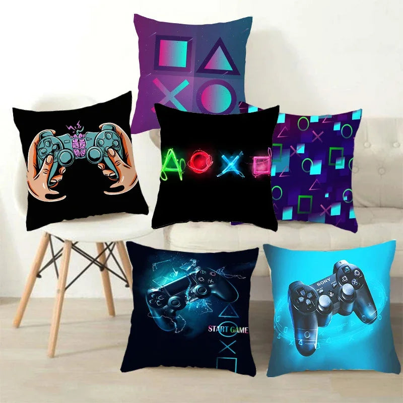 45x45cm TV Game Fan Style Square Pillowcase Home Decor Cushion Cover Anime New Design Printed