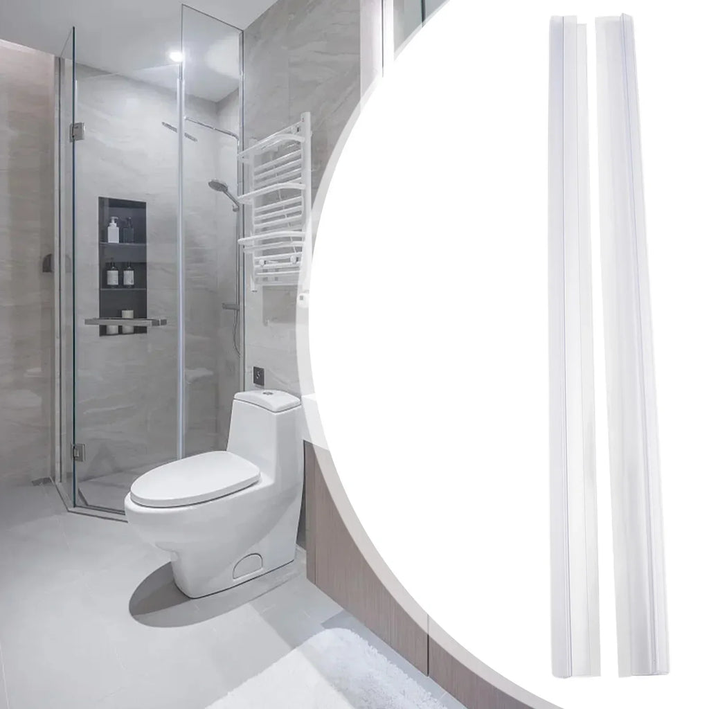 Shower Door Bottom Seal Strip, 2-Pack