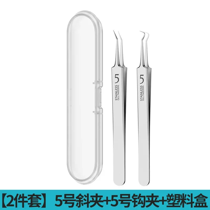 Acne Needle Blackhead Clip Remover Extraction Pore Black Head Clean Face Skin Care Cleansing Needle Blemish Removal Tool
