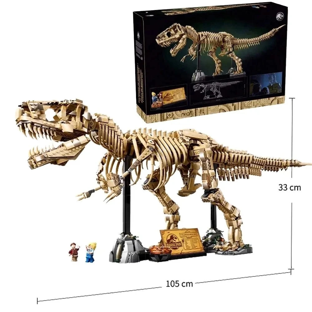2025 New MOC 76968 Tyrannosaurus Rex Fossil Skeleton Model Home Decor Children's Boys' Holiday Gift