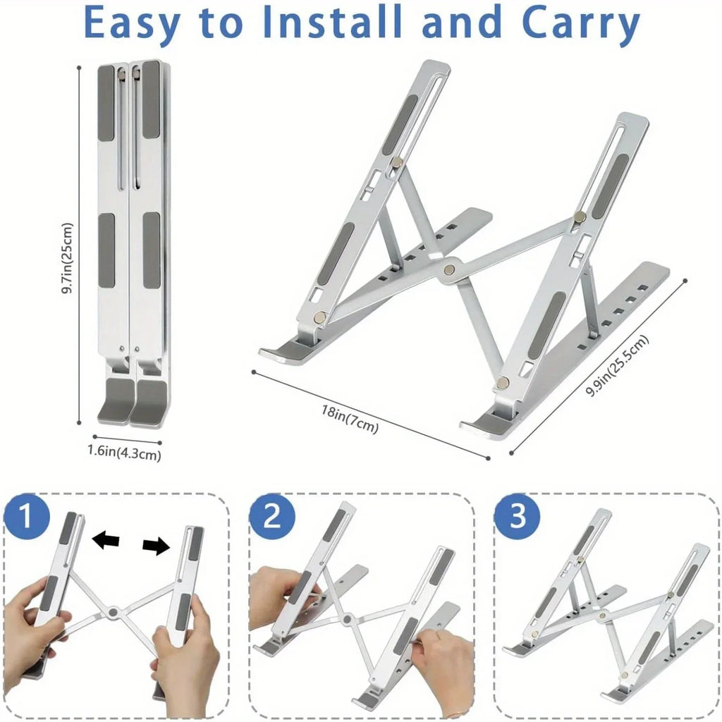 6-Level Adjustable Laptop Stand