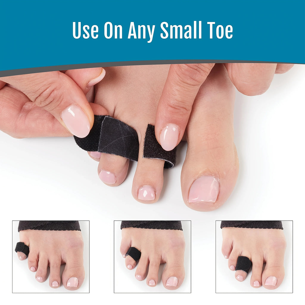 Toe Splints for Straightening, Toe Brace for Broken Toe straighteners for Hammer Toes Crooked Toes Bent Toes Foot care tools