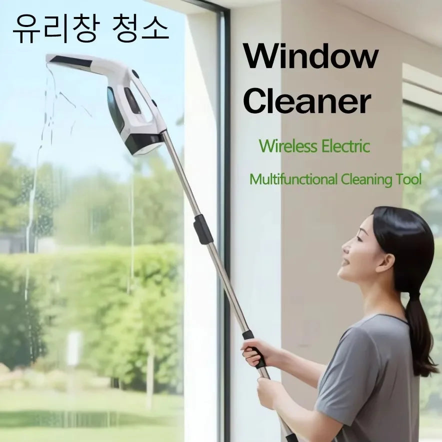 Cordless Electric Window Cleaner Rechargeable Glass Cleaning Machine