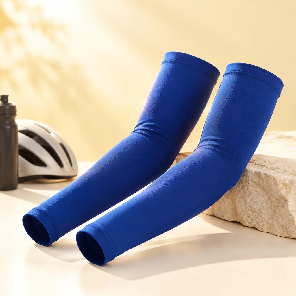 Ice Silk Refined Arm Sleeves Thin Straight Tube Cycling