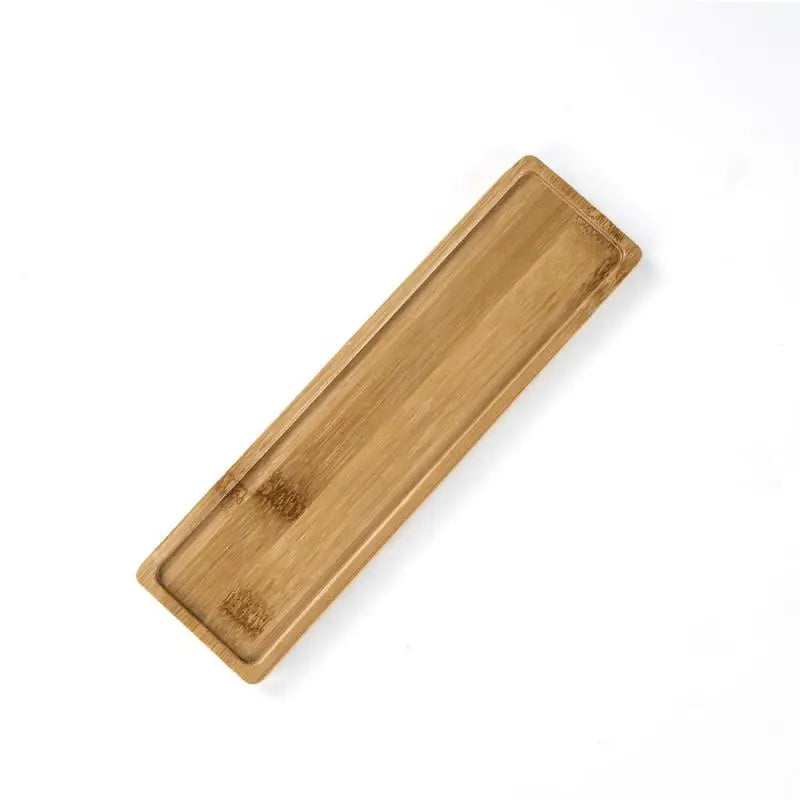 17 Style Bamboo Tray Wood Saucer Flower Pot Tray Cup Pad Coaster Plate Kitchen Decorative Plate Creative Coaster bandeja 화분받침대