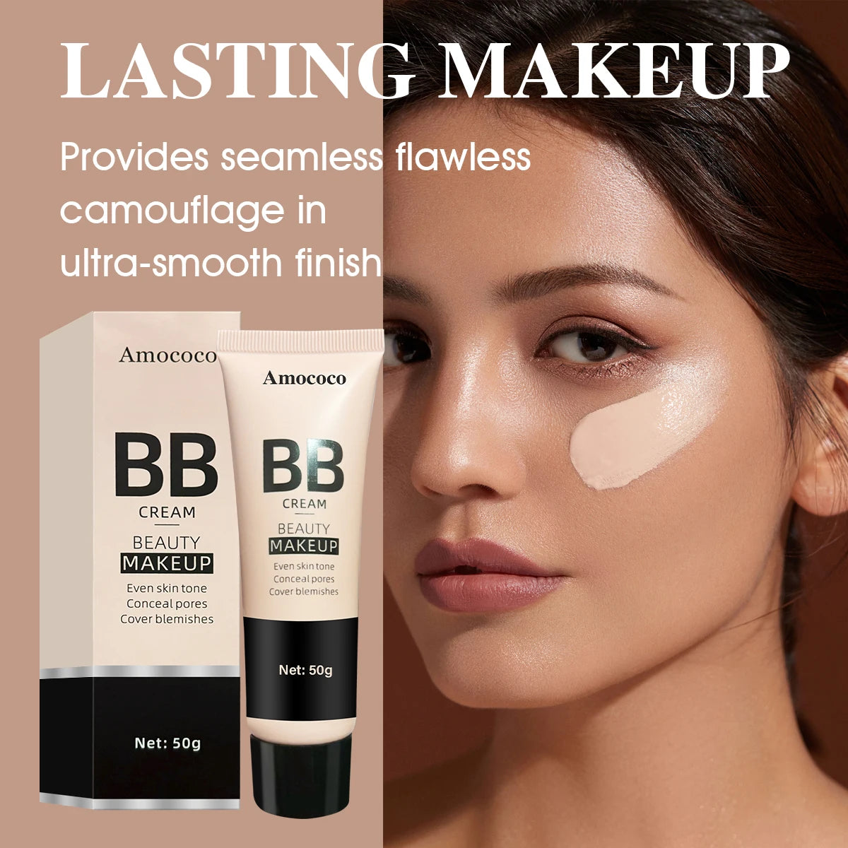 Amococo 2pcs BB Cream 50g Each Beauty Makeup Base