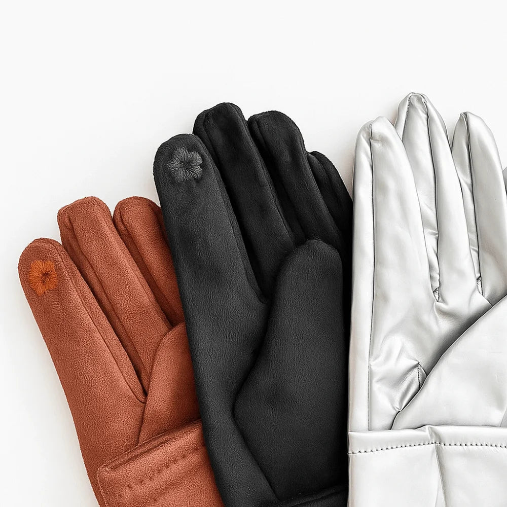 Cozy Windproof Long Gloves Touch Screen Capability Warm Insulated Gloves Thermal Insulation 5- Gloves Winter Season