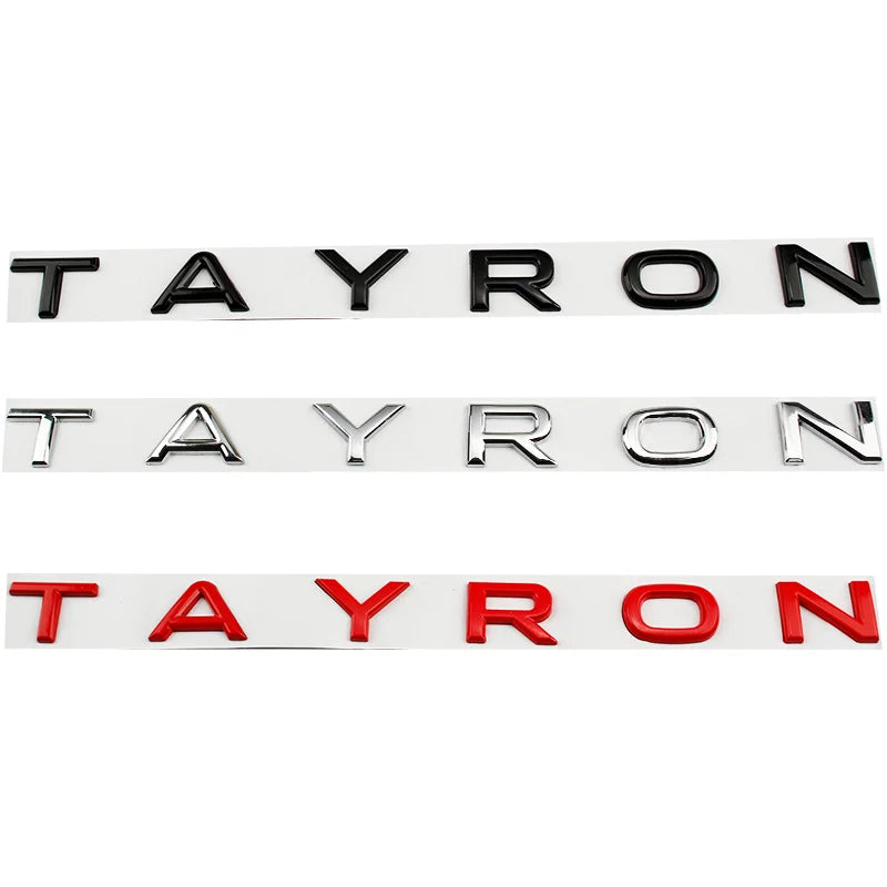 Car Metal Trunk Letters Words Logo Badge Emblem Decals