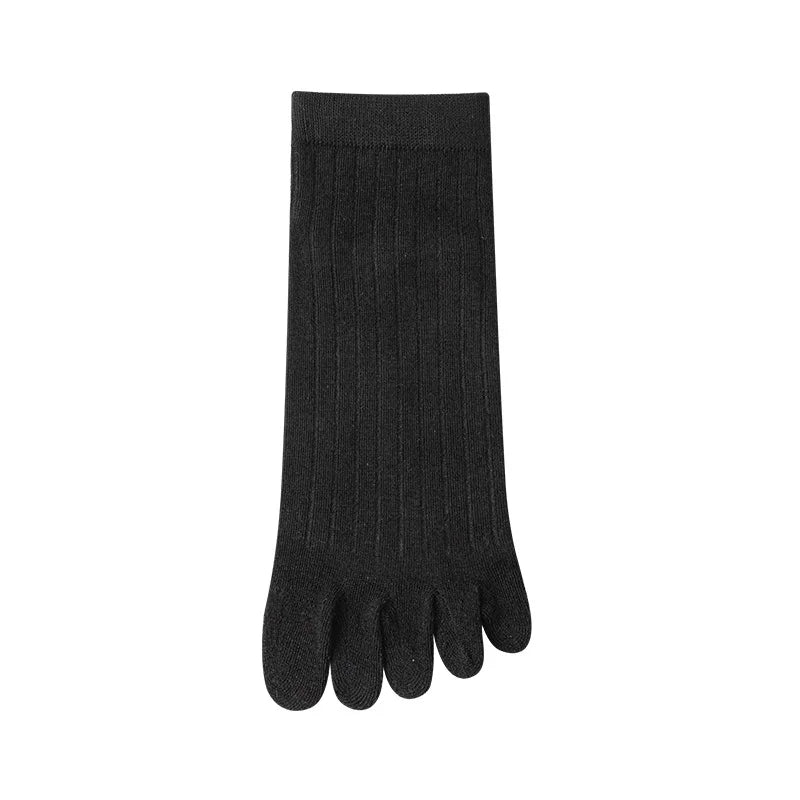 1/3/5 Pairs Mens Five Finger Socks Breathable Ankle Short Socks Thin Cotton Toe Socks with Separate Fingers Fashion Sports Socks