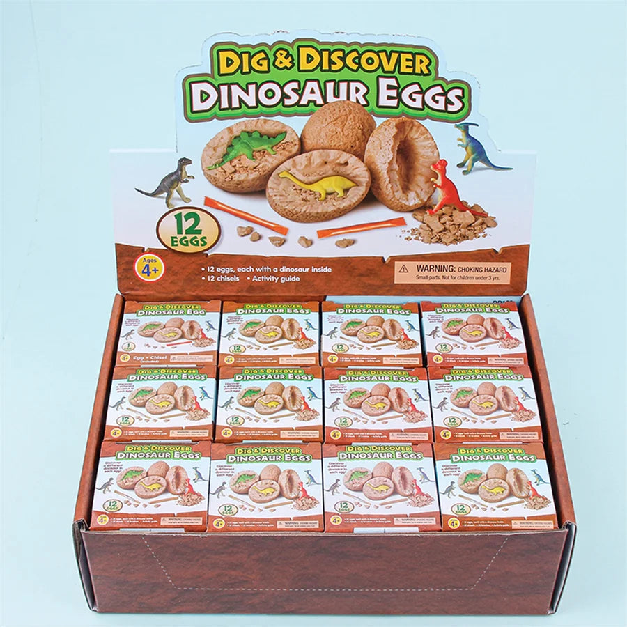 SUNPAO Educational toys dinosaur eggs archaeological excavation tool treasure