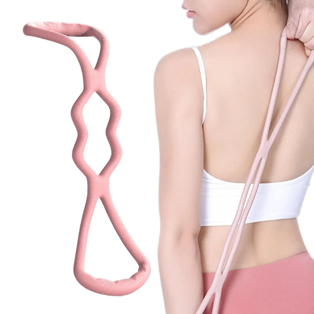 Resistance Bands 8-Shaped Stretcher for Fitness Back Shaping