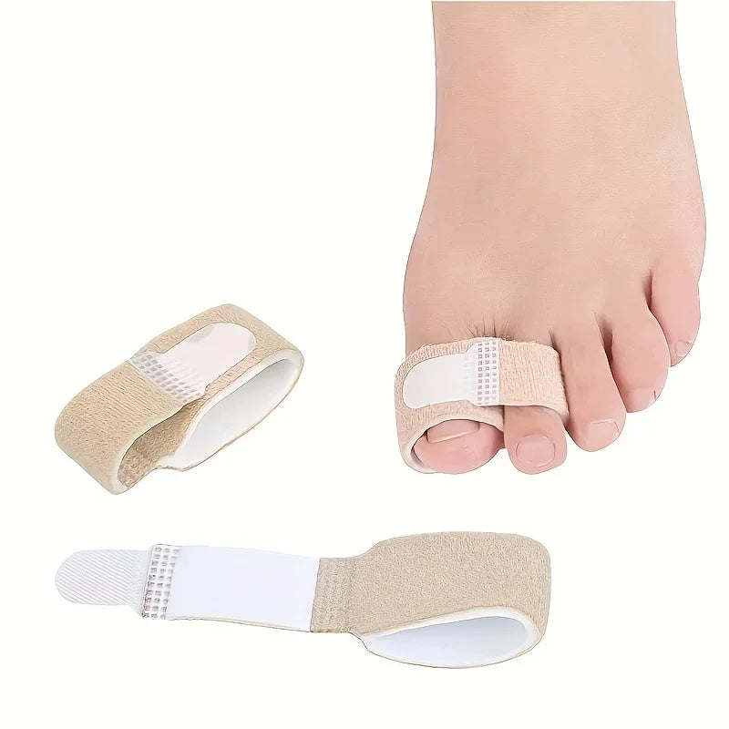1/2/5/10Pcs Hammer Toe Straightener Toe Splints Bandages for Correcting Hammertoe Crooked & Overlapping Toes Protector