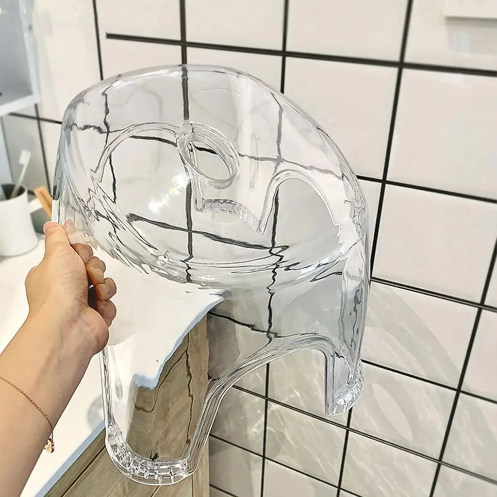 Acrylic Non-Slip Bathroom Stool
