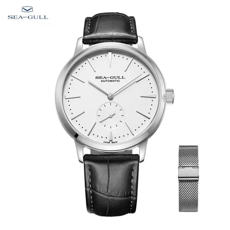 Seagull Mechanical Business Watch, Leather Strap